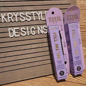 Toppik Hairline Filler Fill Build Blend Dark Brown (2)